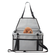 (Grey) Folding Dog Car Seat