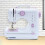 12 Stitch Portable Electric Mini Sewing Machine Overlock 2 Speed Pedal 6