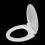 Soft Toilet Seat Oval Shape Luxury Bathroom Fitting Hinge Easy Clean 3