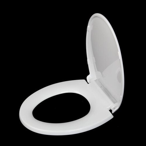 Soft Toilet Seat Oval Shape Luxury Bathroom Fitting Hinge Easy Clean 2