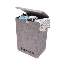 (Rice Gray) Laundry Baskets Washing Storage Folding