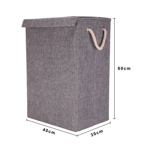 (Rice Gray) Laundry Baskets Washing Storage Folding 1