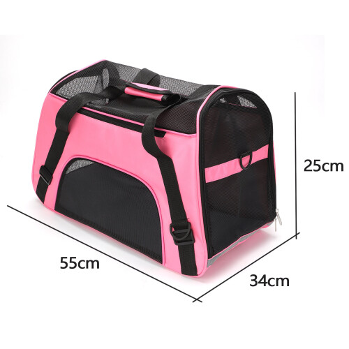 (pink) LARGE Pet Bag AVC Folding Travel 1