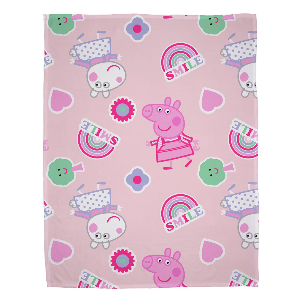 Peppa Pig Icon Fleece Blanket