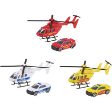 Teamsterz Emergency Response Helicopter & Car Toys Assortment