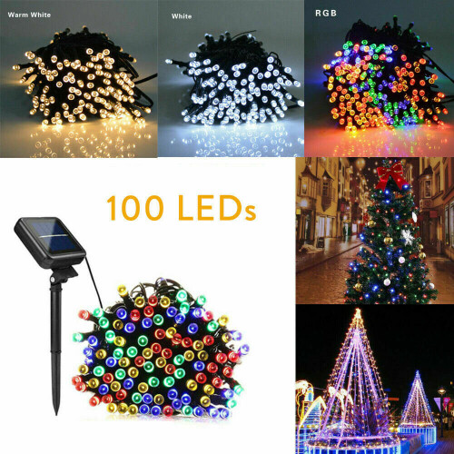 Ranpo (Pink) 12M Solar Power Fairy Light String Christmas Lights 2