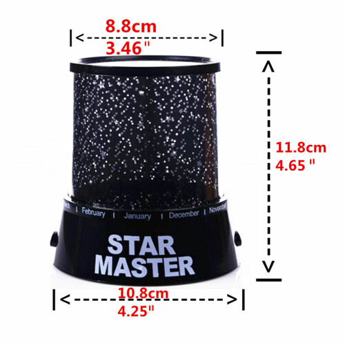 Romantic LED Starry Night Sky Galaxy Projector Lamp Star Sky Cosmos Night Light 2