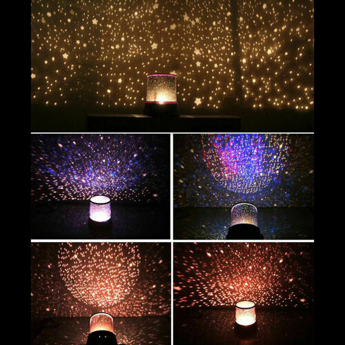 Romantic LED Starry Night Sky Galaxy Projector Lamp Star Sky Cosmos Night Light