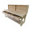 (7ft, Standard Legs) Wooden MDF Top Workbench With Drawers And Back Panel 5