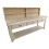 (7ft, Standard Legs) Wooden MDF Top Workbench With Drawers And Back Panel 1