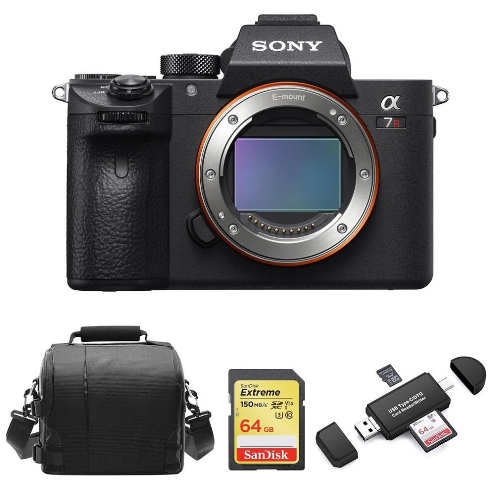 SONY A7R III Body + 64GB SD card + camera Bag + Memory Card Reader