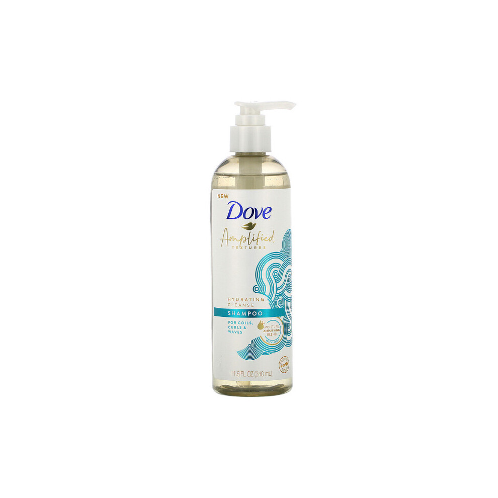 Dove , Amplified Textures, Hydrating Cleanse Shampoo, 340Ml