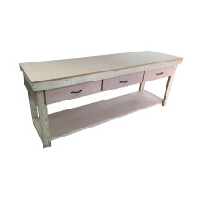 (8ft, Standard Legs) Wooden MDF Top Workbench With Drawers