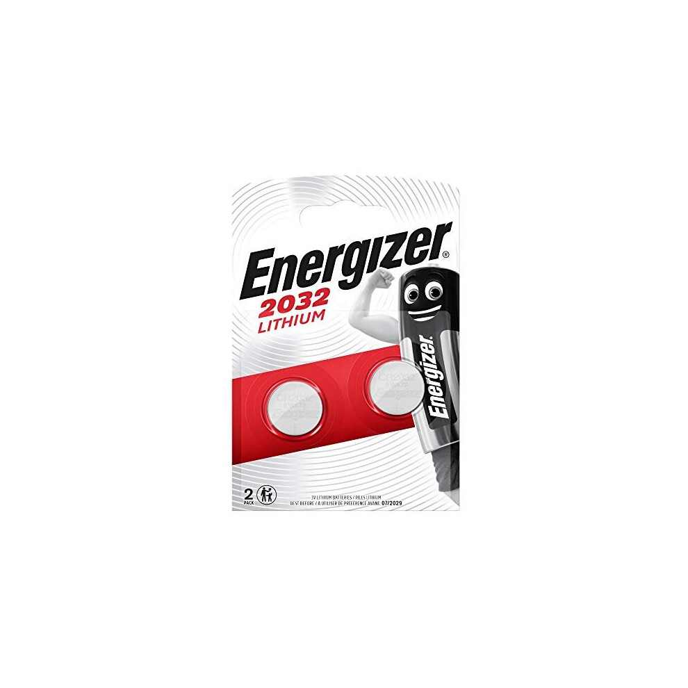 Energizer Cr2032 Lithium Battery For Small Electronics, 5004Lc, 240 Mah, 3V, Ref 628747 (Pack Of 2) 5054184044218
