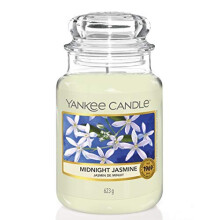 Yankee Candle Scented Candle | Midnight Jasmine Large Jar Candle | Burn Time: Up to 150 Hours