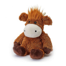 Warmies Plush Highland Cow Microwaveable Lavendar Scented Soft Toy