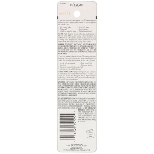 L’Oréal Paris L'Oreal, Infallible Pro-Last Waterproof Pencil Eyeliner, 940 Brown 2