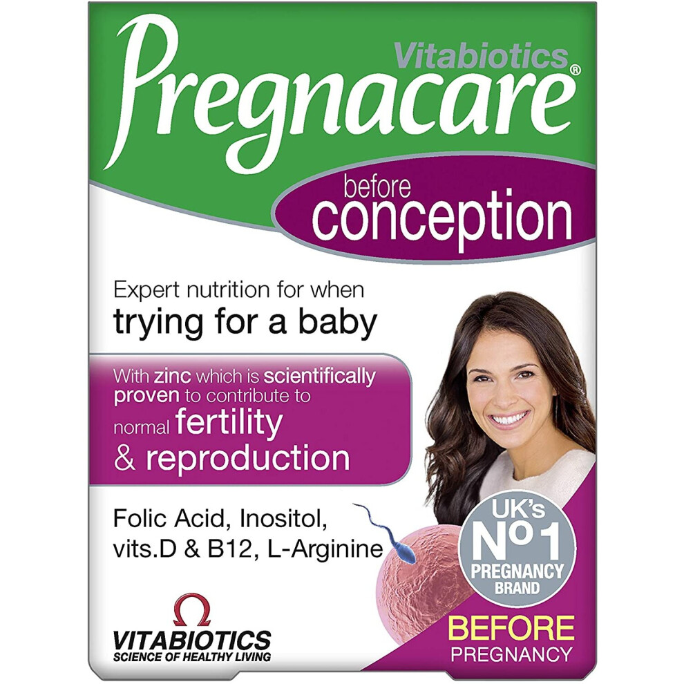 Vitabiotics Pregnacare Conception Tablets, Pack Of 30