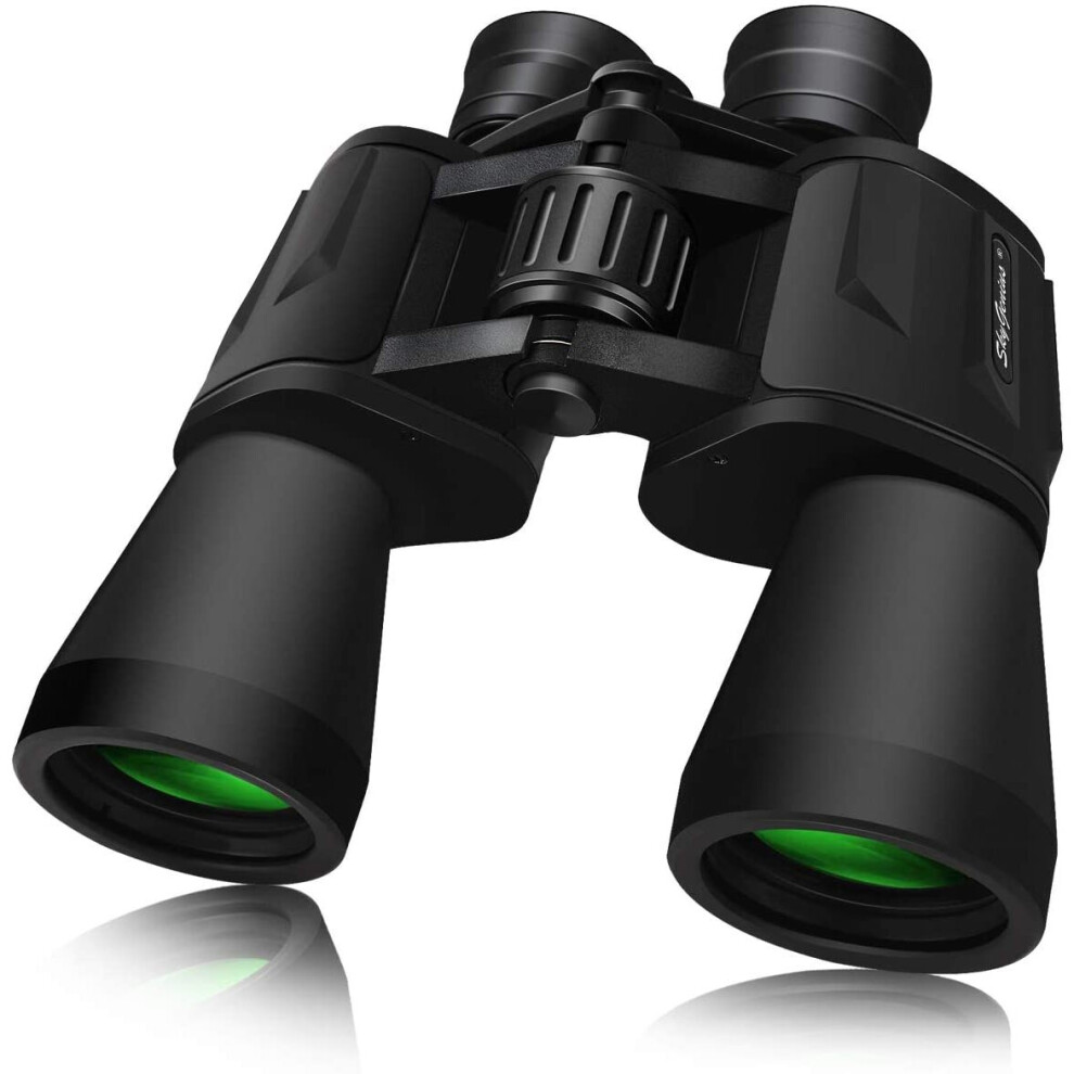 SkyGenius 10 X 50 Powerful & Durable Full-Size Clear Binoculars