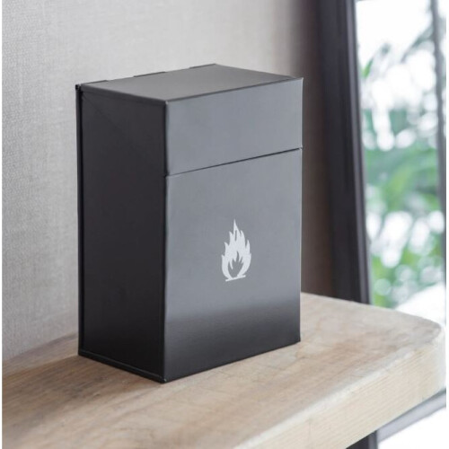 Powder Coated Steel Firelighter Box | Fireside Accessories