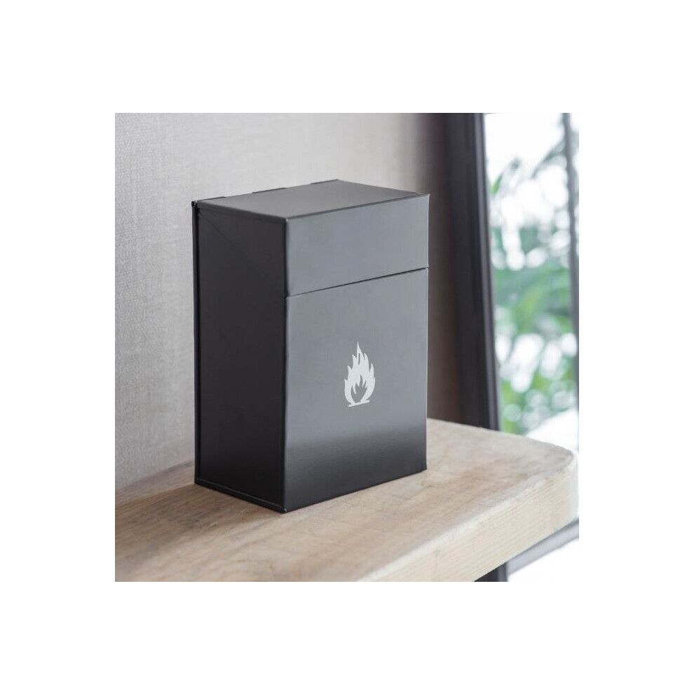 Powder Coated Steel Firelighter Box | Fireside Accessories