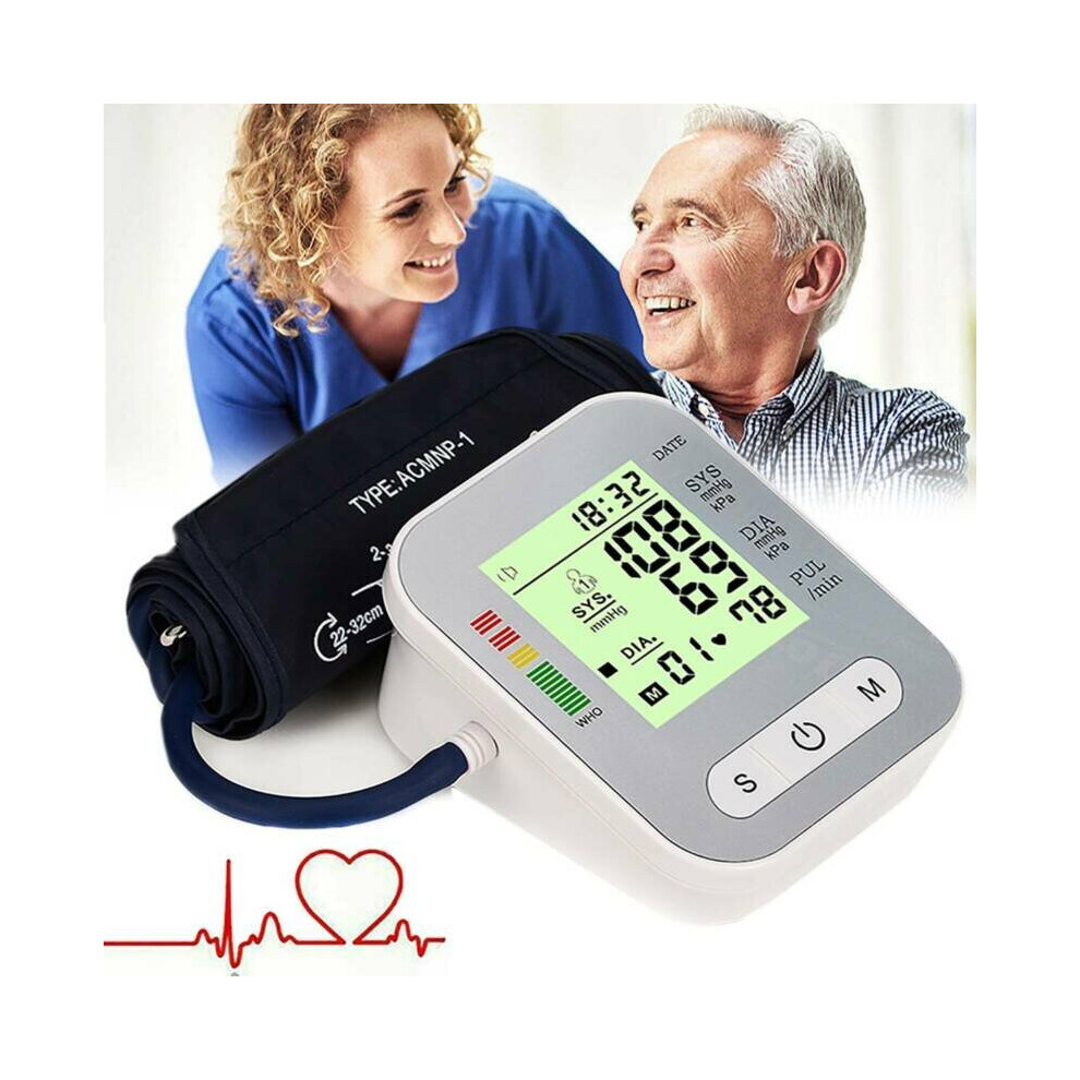 Digital Wrist Blood Pressure Monitor Heart Beat Rate Pulse BP Measure Machine