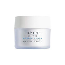 Lumene Nordic Hydra Crema Viso Idratante 24H - Crema Leggera + Idratante per Pelle Secca - Succo di Betulla Nordica