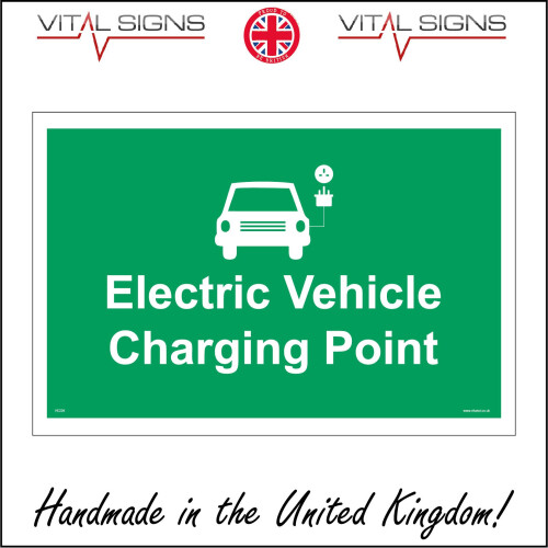 VE226 Electric Vehicle Charging Point Sign Car Journey Travel Hotel ...