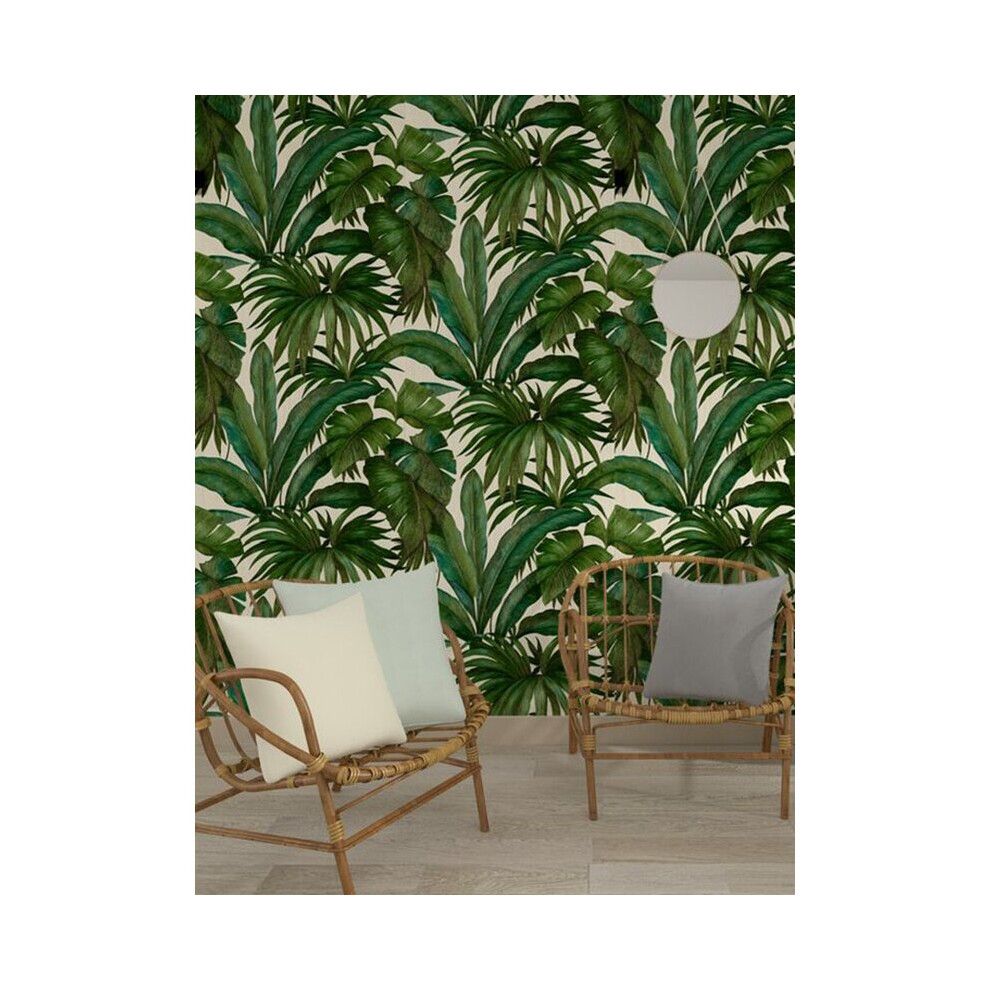 Versace Giungla Palm Leaves Wallpaper 10M X 70Cm 4051315120170