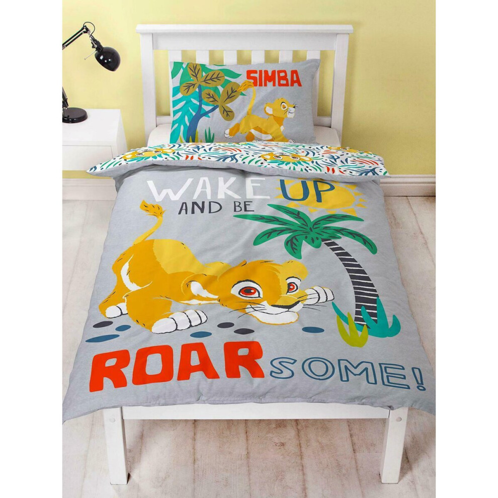 Disney Lion King Roarsome Single Duvet Cover Set