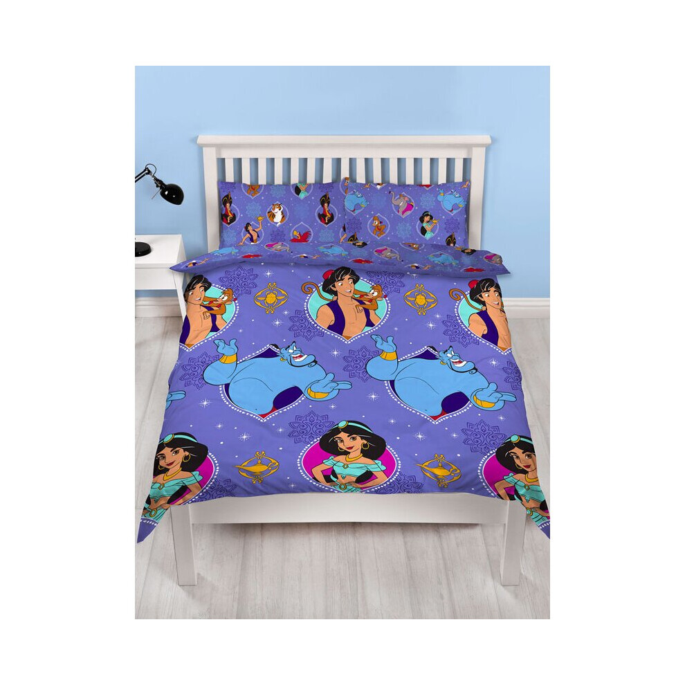 Disney Aladdin Sunset Double Duvet Cover and Pillowcase Set