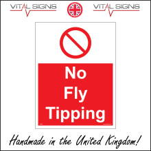 (150 x 200mm - 6 x 8, Sticker / Sav - White Background) PR305 No Fly Tipping Sign Dumping Rubbish Waste Environment Take It Home 450mm x 600mm Magnetic - Vehicle Grade