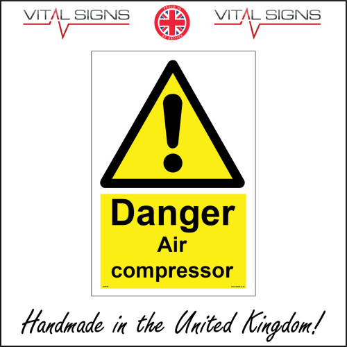 (450 x 600mm - 18 x 24, Dibond / Composite Aluminium) WT030 Danger Air ...