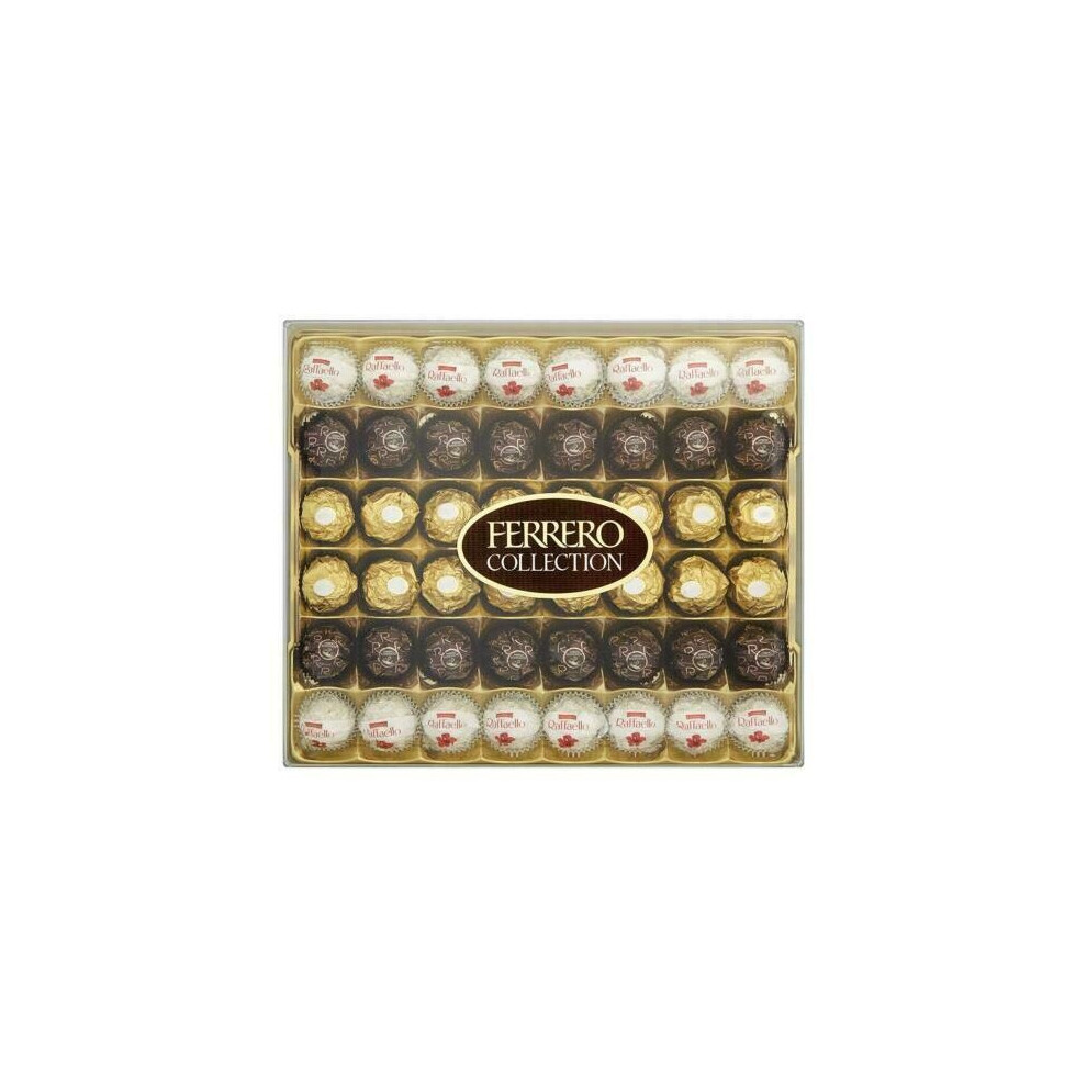 Ferrero Collection Christmas Chocolate Box, 48 Chocolates, 518g | Great Christmas Chocolate Gift, Raffaello, Ferrero Rocher and Rondnoir Chocolates Gift Box, Christmas Chocolates​ - Image 3