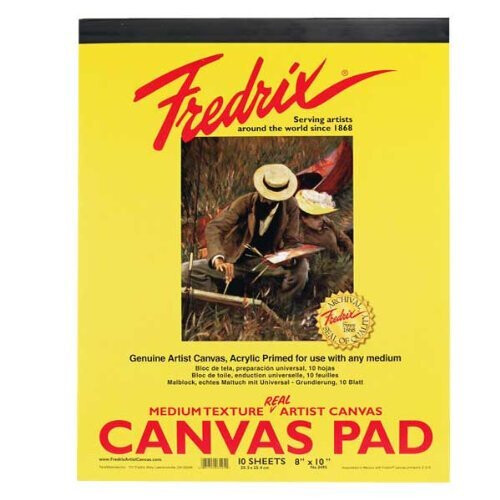 Fredrix 3501 Canvas Pads 12 by 16 Inch