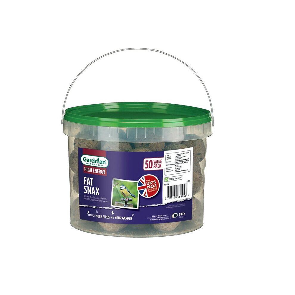 Gardman No Nets Fat Snax X 50 Tub A04225PD