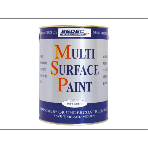 Bedec Multi Surface Paint Soft Gloss Black 250ml