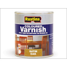 Rustins Poly Varnish Stain Satin Antique Pine 500ml