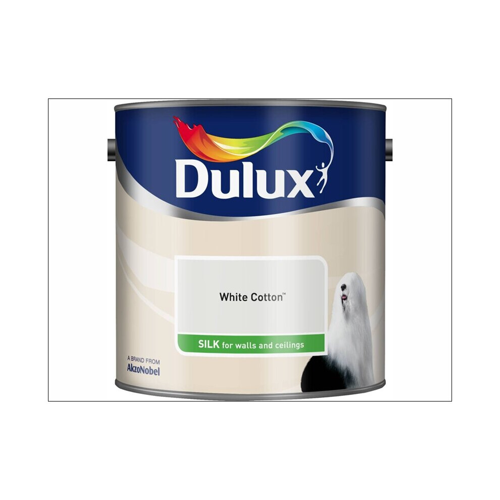 Dulux Luxurious Silk White Cotton 2.5L