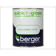 Berger Quick Dry Gloss Pure Brilliant White 750ml
