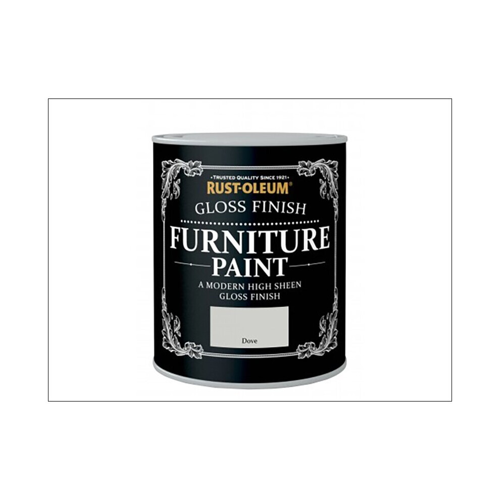 Rust-Oleum Gloss Furniture Paint Dove 750Ml