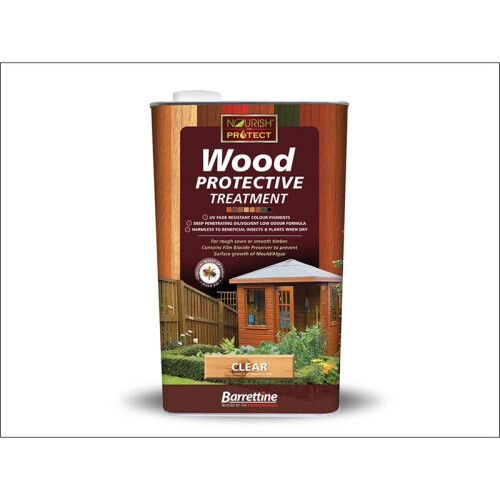 Barrettine Protective Wood Treatment Clear 5L