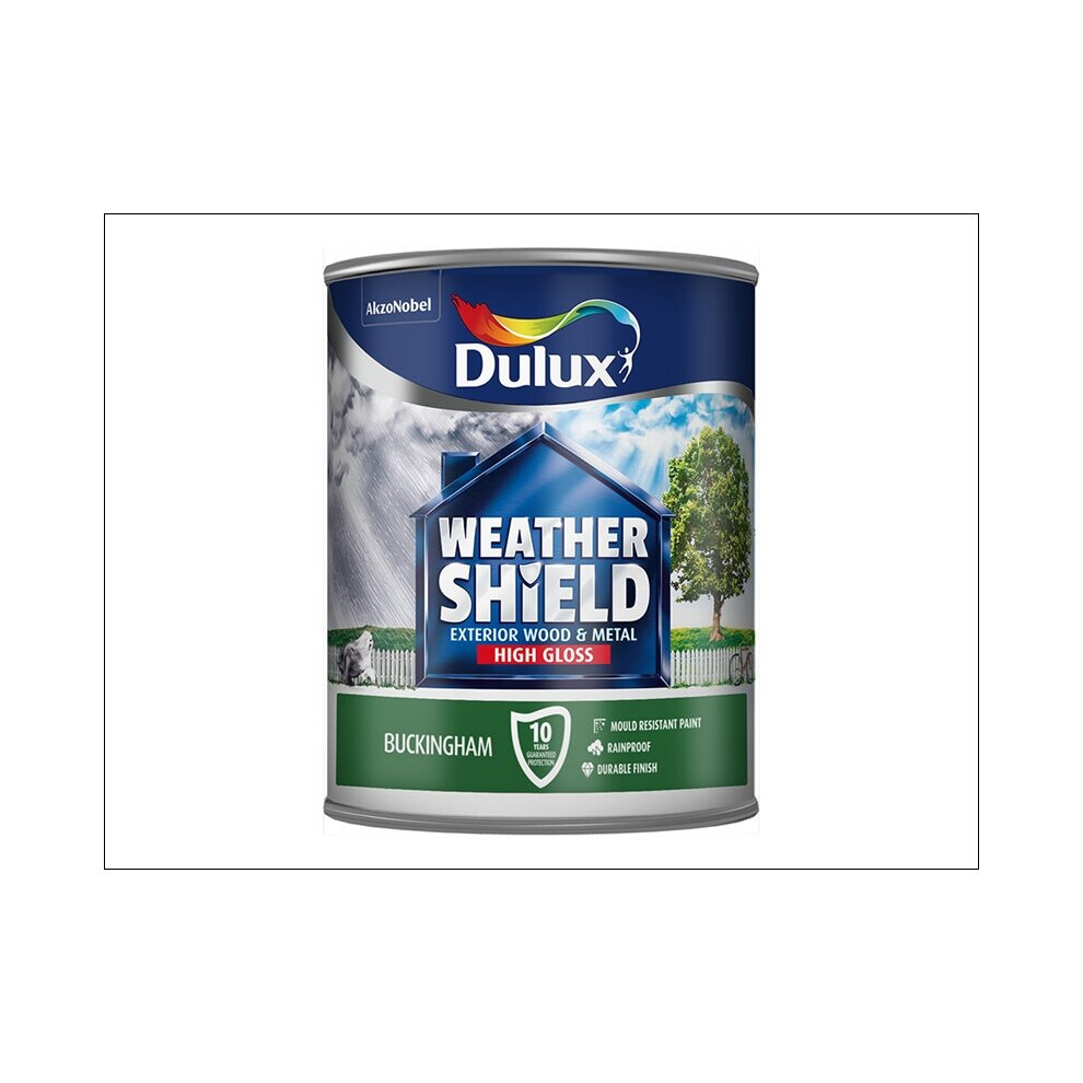 Dulux Weathershield Exterior Gloss Buckingham 750ml