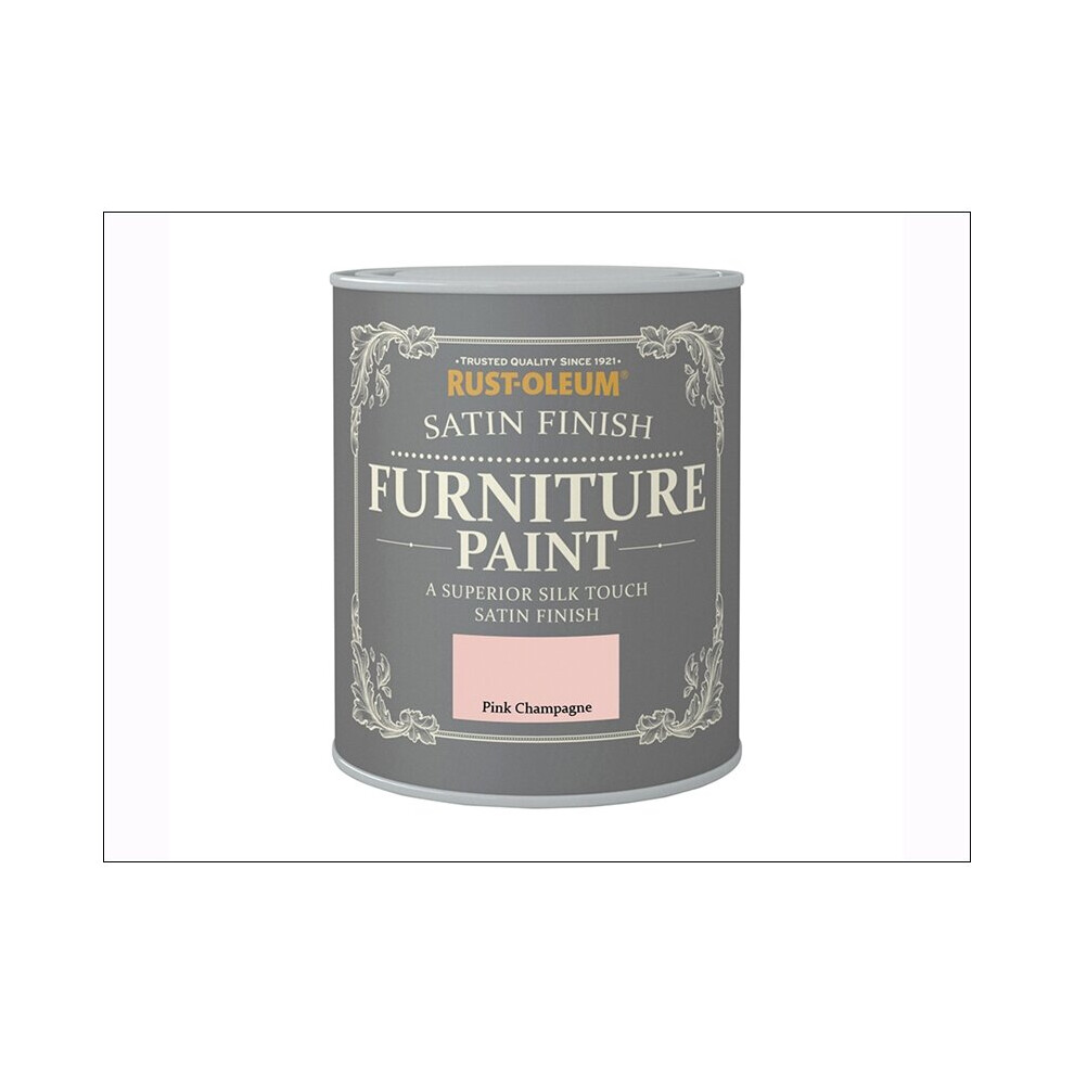 Rust-Oleum Satin Funiture Paint Champagne 750Ml Pink