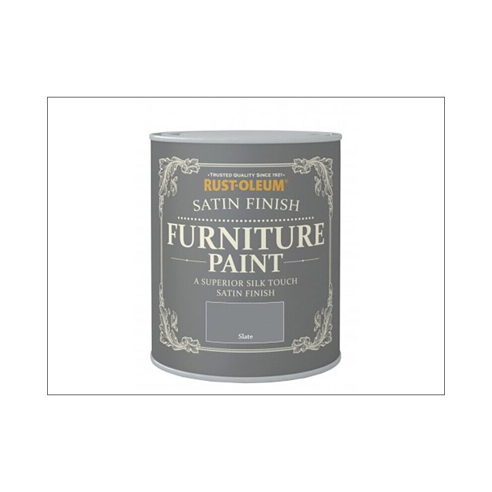 Rust-Oleum Satin Furniture Paint Slate 750Ml