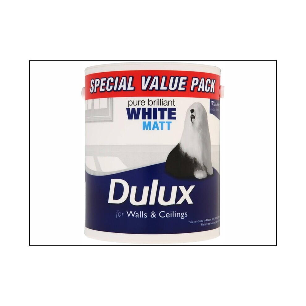 Dulux Matt Pure Brilliant White 3L