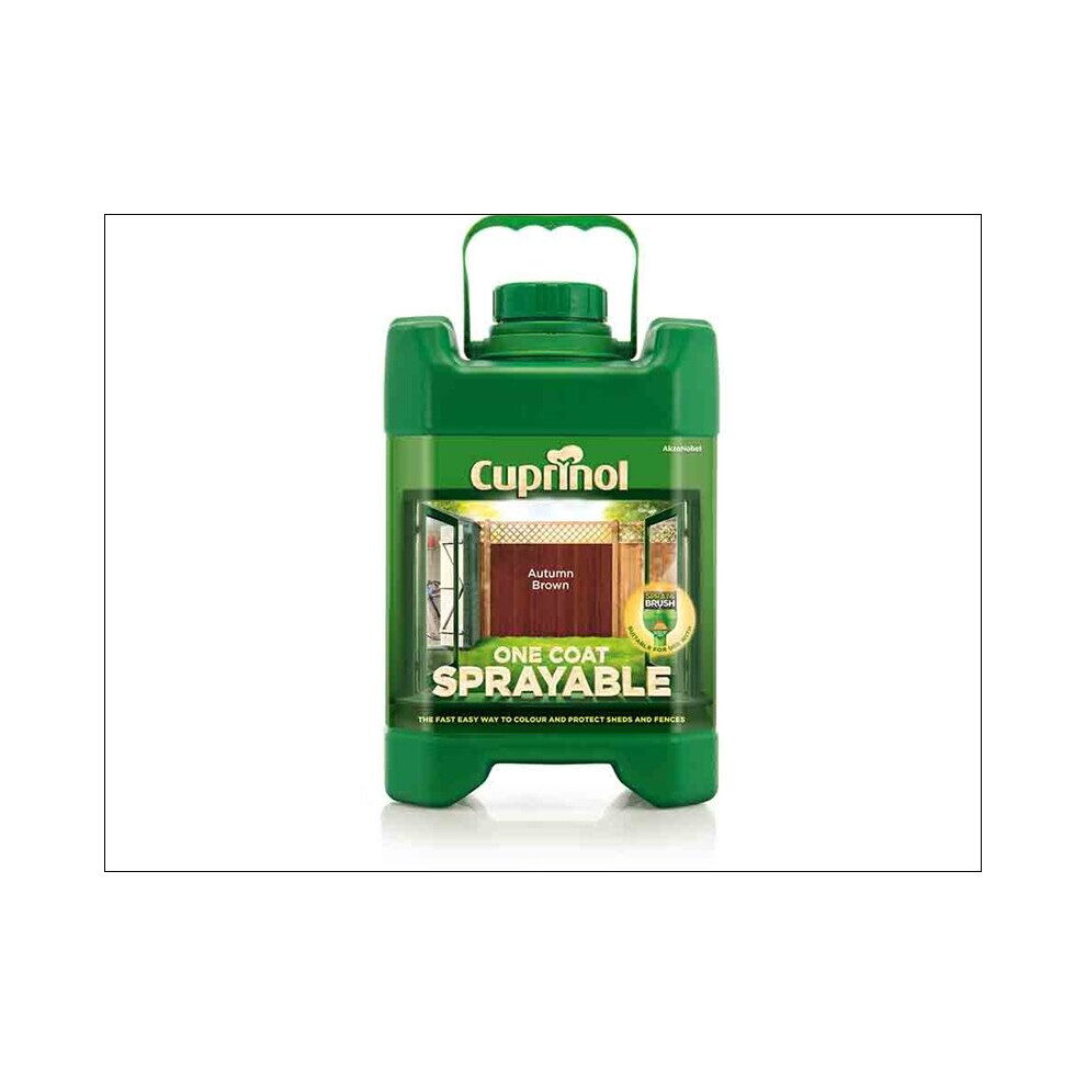 Cuprinol Spray Fence Treatment Autumn Brown 5L