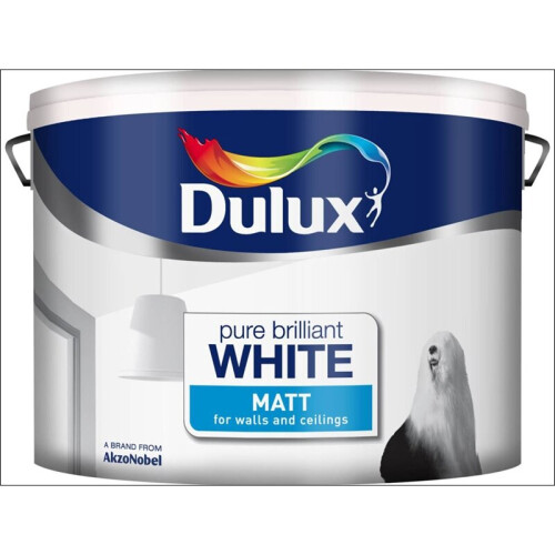 Dulux Dulux Matt Pure Brilliant White 10L