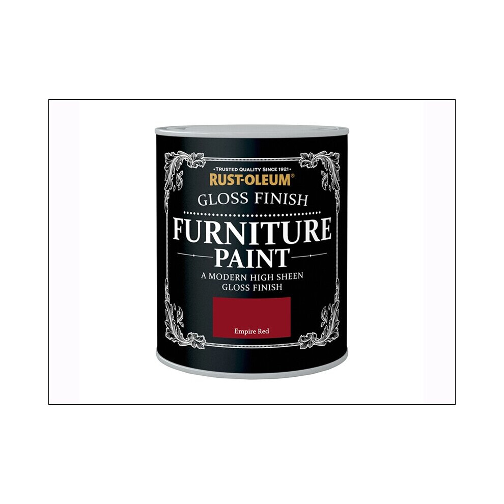 Rust-Oleum Gloss Funiture Paint Empire Red 750ml