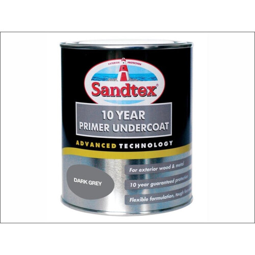 Sandtex Sandtex 10 Year Primer/ Undercoat Dark Grey 750ml